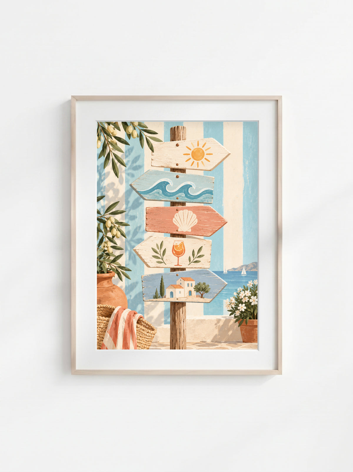 Seaside Signpost