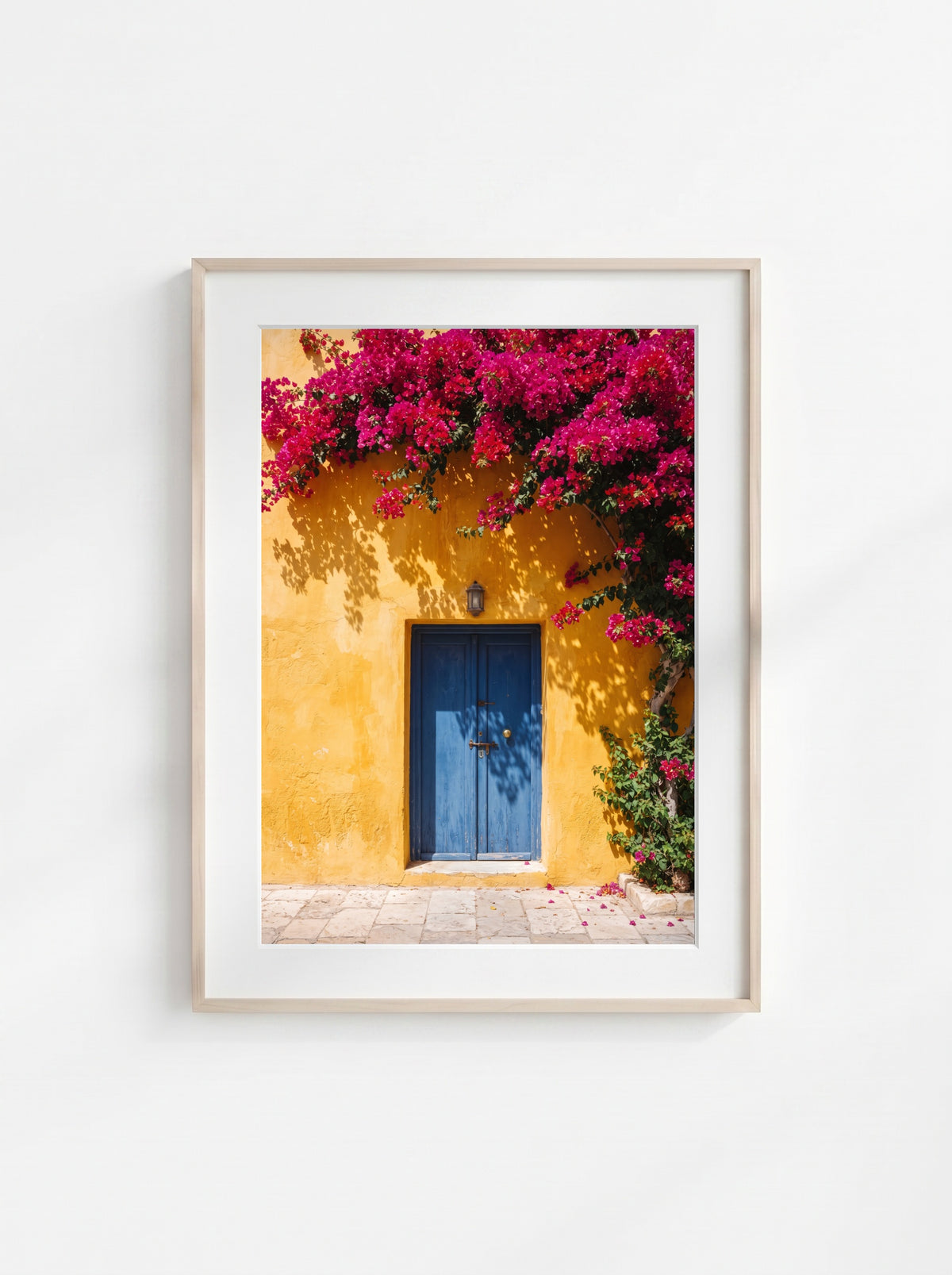Blue Door in Bloom