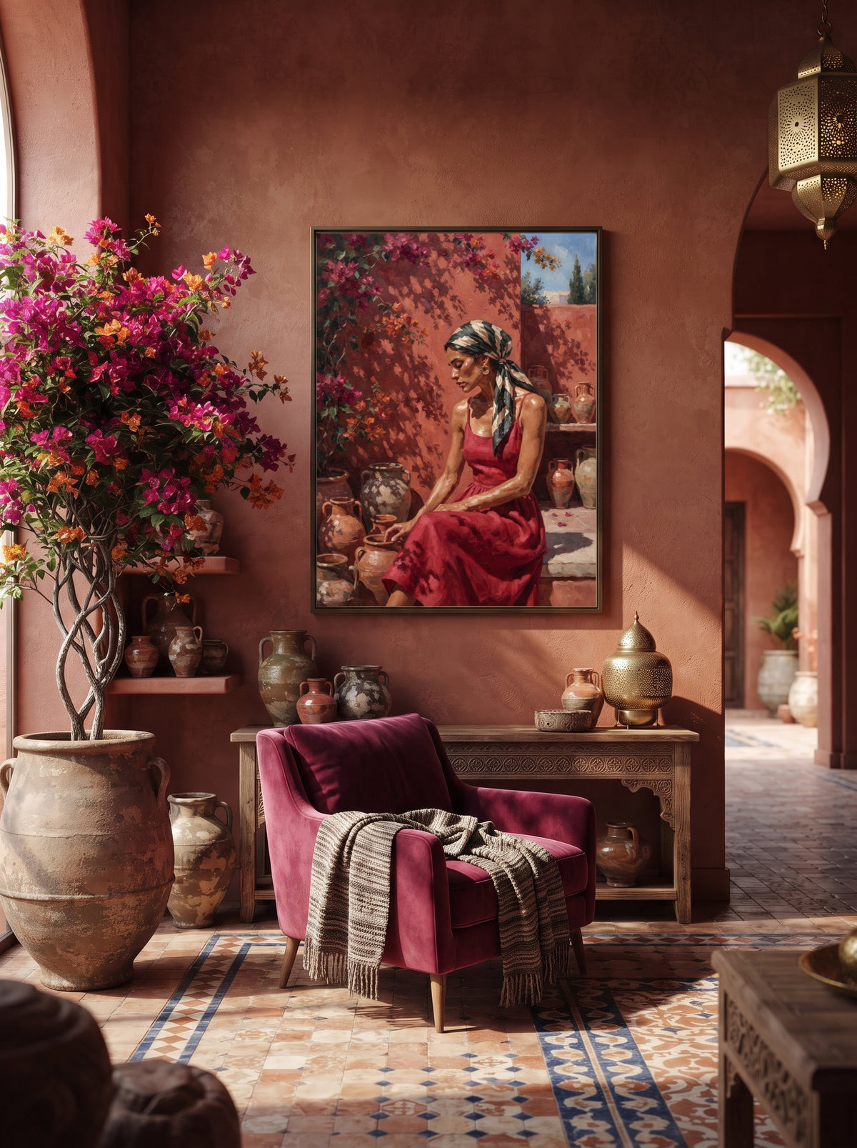 Crimson Courtyard